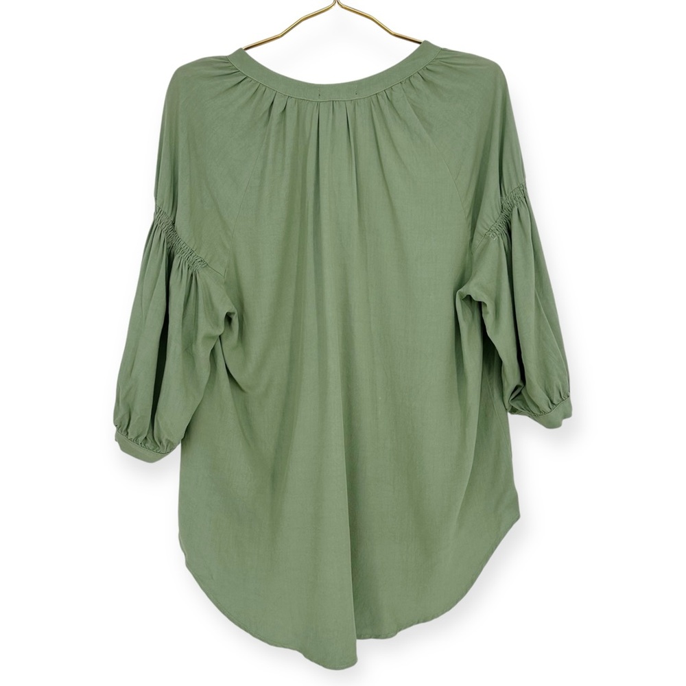 DEAR JOHN NWT size XS AUDREY BALLOON SLEEVE TOP Cottagecore boho‎ western - Picture 4 of 5